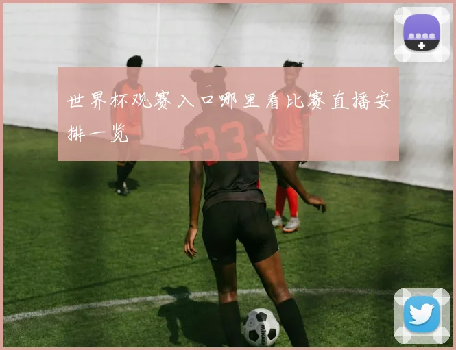 世界杯观赛入口哪里看比赛直播安排一览